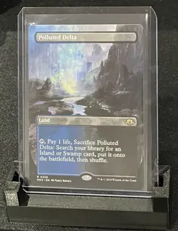 Polluted Delta MH3 0356 Borderless Land Regular Modern Horizons 3 MTG Pack Fresh - Image 1