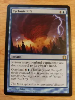 Cyclonic Rift - 35/274 (Return to Ravnica) - Near Mint NM - Rare - Image 1
