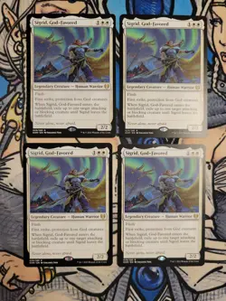 4x Sigrid, God-Favored - NM/M Kaldheim KHM MTG Magic - Image 1