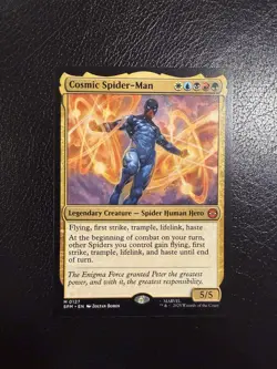 MTG Cosmic Spider-Man SPM 0127 M NM Regular - Image 1