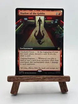 Shadow of the Goblin (Extended Art) Rare- SPM 262 MTG Magic The Gathering - Image 1
