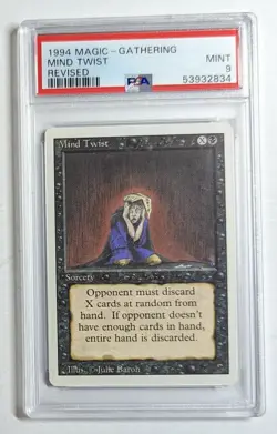 1994 Magic the Gathering Revised Mind Twist PSA 9 Mint! - Image 1