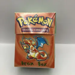 Original Pokemon 1999 Ultra Pro (Sleeves) Deck Box Charizard - Factory Sealed - Image 1