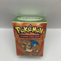 Original Pokemon 1999 Ultra Pro (Sleeves) Deck Box Charizard - Factory Sealed - Image 2