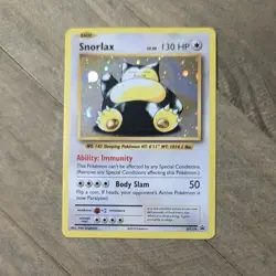 Pokemon TCG Snorlax (Cosmos Holo) XY179 XY Evolutions Black Star Promo - Image 1