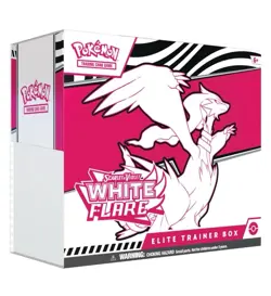 NEW/SEALED Pokemon TCG WHITE FLARE ETB Elite Trainer Box - Free Shipping - Image 1
