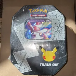 Pokemon TCG 25th Anniversary Celebrations Tin Dark Sylveon V Factory Sealed - Image 1