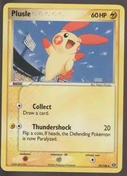 Plusle 39/106 Uncommon Emerald Pokemon LP 001806 - Image 1
