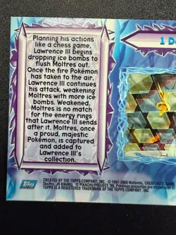 Topps Pokemon the Movie 2000 #16 1 Down, 3 To Go Moltres - Image 5