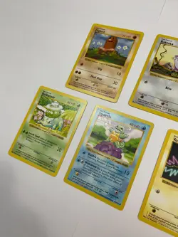 Shadowless Pokemon Base Set Lot Bulbasaur Squirtle Voltorb Rattata Diglett - Image 5