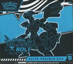 Pokemon TCG: Black Bolt - Elite Trainer Box (ETB)- New/Factory Sealed - Image 1