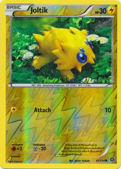 Reverse Holo Joltik 41/114 Common XY - Steam Siege Pokemon TCG - Image 1