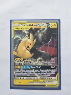 Pikachu And Zekrom GX 33/181 World Championship 2019 Pokemon TCG - Image 1