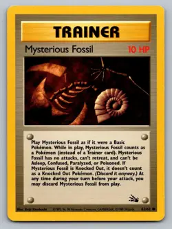 Pokemon TCG Fossil Mysterious Fossil #62 - Image 1