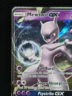 Pokemon Mewtwo GX 39/73 Ultra Rare Full Art Holo Shining Legends Near Mint - Image 4