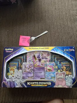 Pokemon TCG XY Evolutions Kanto Power Collection Box Mewtwo EX Sealed 820650809446 - Image 1