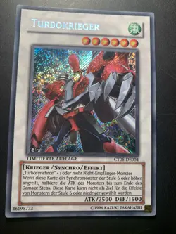 Yugioh! Turbokrieger Secret Rare - CT05-DE004 Limitierte Auflage - Deutsch #3 - Image 1
