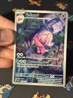 Pokemon Cards Tinkatuff 217/193 Illustration Rare Paldea Evolved - (NM) - Image 2