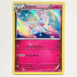Pokemon TCG Sylveon 30/30 XY Trainer Kit English 2014 Holo Rare Card - Image 1