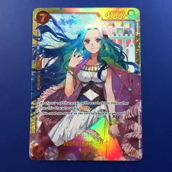 One Piece OP04-118 (Nefeltari Vivi) English Parallel Alt Art Rare CCG CARD EN - Image 1