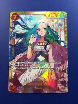 One Piece OP04-118 (Nefeltari Vivi) English Parallel Alt Art Rare CCG CARD EN - Image 2