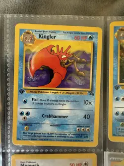 Pokemon Card Lot 1st Editions And Basic Charizard Meowth Krabby - Image 3