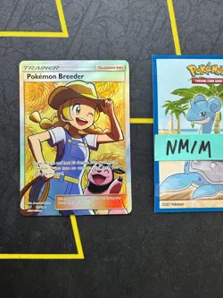 Pokemon Card Pokemon Breeder Shining Legends Full Art 73/73 313 💎NM💎 - Image 1