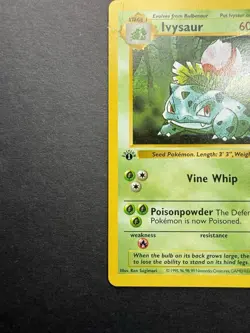 Pokemon Cards: Base Set 1st Edition Uncommon: Ivysaur 30/102 - Image 4