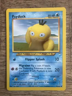 Pokemon TCG Psyduck Neo Destiny Vintage Card 79/105 NM 🔥🔥 - Image 1