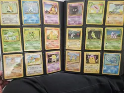 Pokemon Card Vintage Binder Lot 99 Cards Base Set Base Set 2 Fossil LP-HP - Image 3