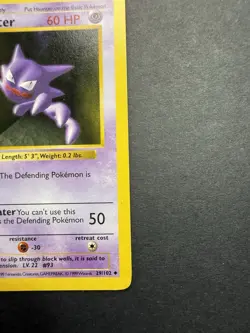 Pokemon Cards: Base Set 1st Edition Uncommon: Haunter 29/102 - Image 3