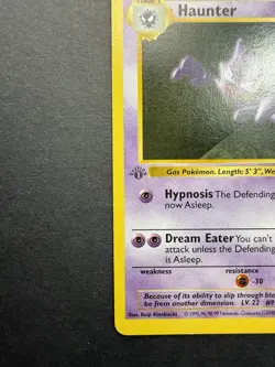 Pokemon Cards: Base Set 1st Edition Uncommon: Haunter 29/102 - Image 5