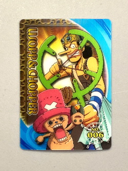 Usopp and Chopper - 006 - One Piece Ensky 3D Card Collection Japanese - Image 1
