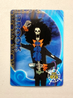 Brook - 015 - One Piece Ensky 3D Card Collection Japanese - Image 1