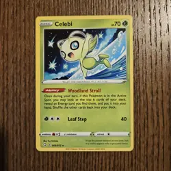 Pokemon Card TCG Celebi SWSH Shining Fates 003/072 Rare NM 2021 - Image 1