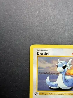 Pokemon Cards: Base Set 1st Edition Uncommon: Dratini 26/102 - Image 2