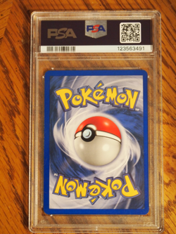 Pokemon 2004 Team Rocket Returns Dark Ampheros rare holo card, PSA 8 - Image 3