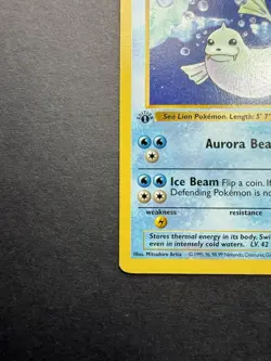 Pokemon Cards: Base Set 1st Edition Uncommon: Dewgong 25/102 - Image 5