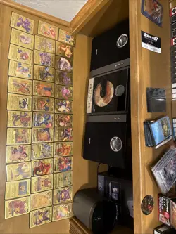 Pokemon Card Gold Fan Art & Black Fan Art Lot Over 40 Cards Charizard Pikachu - Image 1