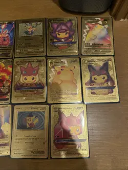 Pokemon Card Gold Fan Art & Black Fan Art Lot Over 40 Cards Charizard Pikachu - Image 2