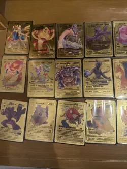 Pokemon Card Gold Fan Art & Black Fan Art Lot Over 40 Cards Charizard Pikachu - Image 5