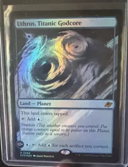 Uthros, Titanic Godcore Edge of Eternities Foil Magic the Gathering - Image 1