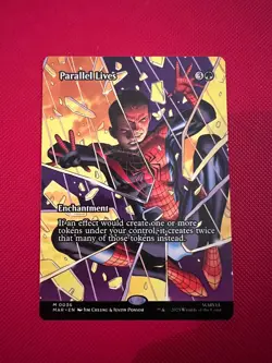 Parallel Lives 0036 Borderless Spider-Man MTG Marvel Universe Eternal-Legal - Image 1