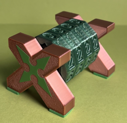 Shuriken Life Counter - 4-Digit Dial | TCGs/Roleplay | Metallic Copper/Jade - Image 1