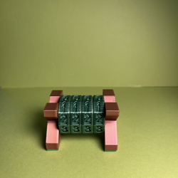 Shuriken Life Counter - 4-Digit Dial | TCGs/Roleplay | Metallic Copper/Jade - Image 2