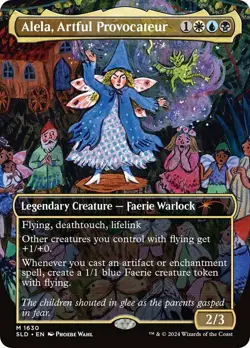 [1x] Alela, Artful Provocateur (1630) - Foil Near Mint, English Secret Lair MTG - Image 1