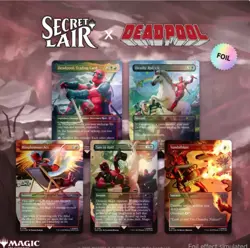 MTG Secret Lair Deadpool! FOIL - IN HAND🌈🎯🔥🔥🔥 - Image 1