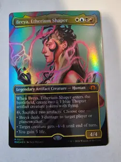 MTG - Breya, Etherium Shaper FOIL Borderless - Modern Horizons 3 - Image 1