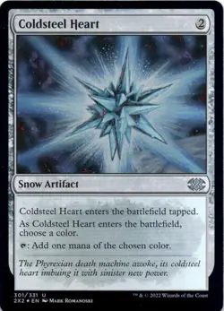 MTG Coldsteel Heart (301) | LP Foil | Double Masters 2022 {2X2} - Image 2