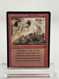 Caverns Of Despair Legends Excellent LP Mtg Magic The Gathering 1994 - Image 1